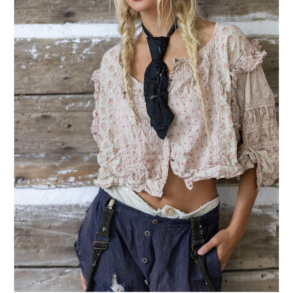 Magnolia Pearl Pink Floral Blouse